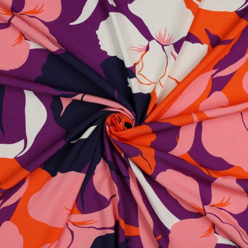 Viskose Stretch - Siw - purple