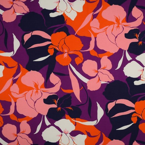 Viskose Stretch - Siw - purple