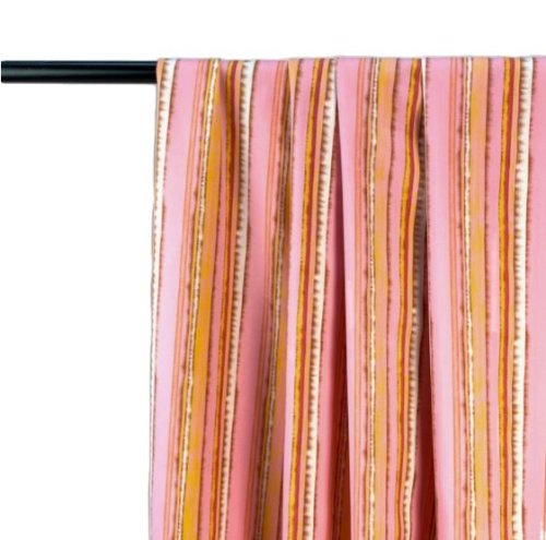 Viskose - Aquarell Streifen - rosa