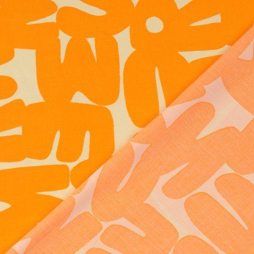 Viskose Popeline - Sunsun - orange