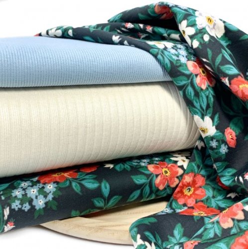 Viskose - Sweet Briar - Flora - Cloud9 Fabrics