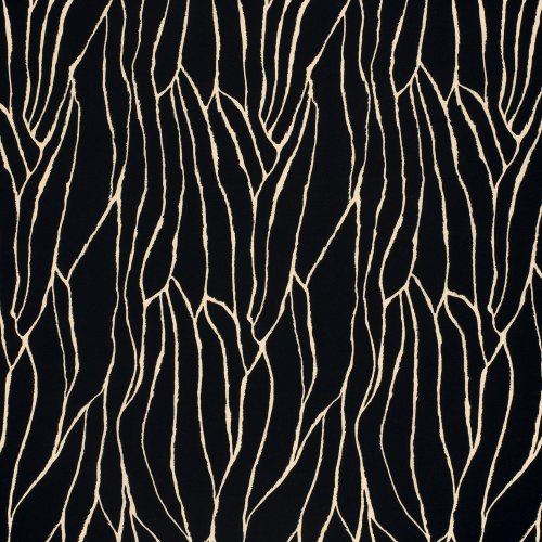 Viskose Twill - Linear Spirit - black/creme
