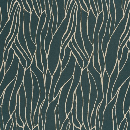 Viskose Twill - Linear Spirit - petrol/sand