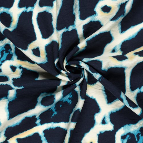 Viskose Twill - Ruby - marine