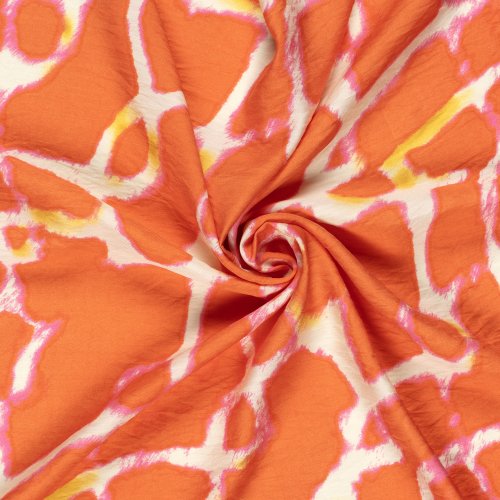 Viskose Twill - Ruby - orange