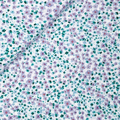 Viskose - Vivienne - dark cyan