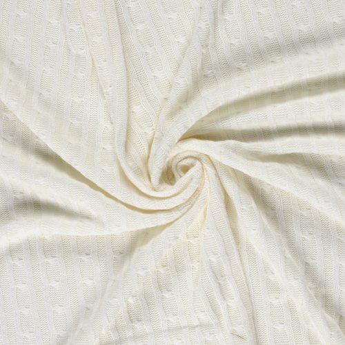 Viskose Zopfstrick - Scandi - ecru