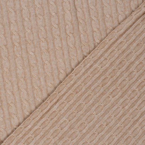 Viskose Zopfstrick - Scandi - nude meliert