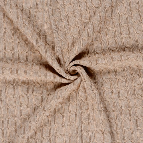 Viskose Zopfstrick - Scandi - nude meliert