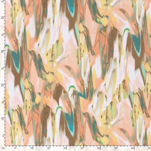 Viskosejersey - Arya - coral