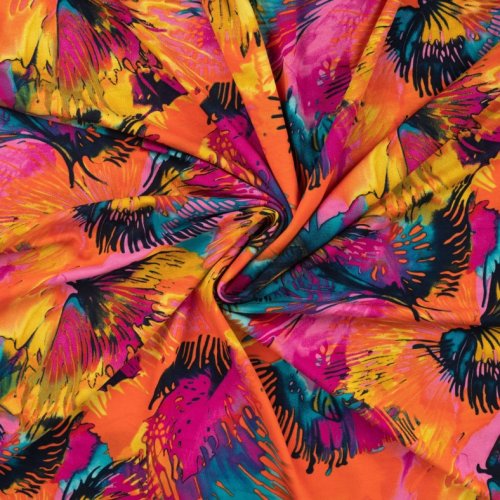 Viskosejersey - Elfe - fuchsia