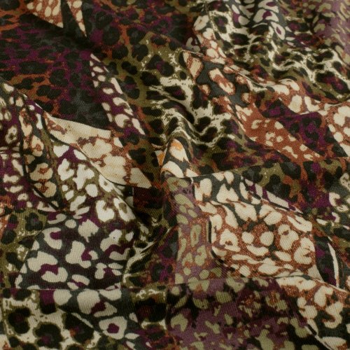 Preview: Viskosejersey - Leo Mosaik - multicolor