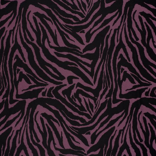 Viskosejersey - Night Line - beere/black