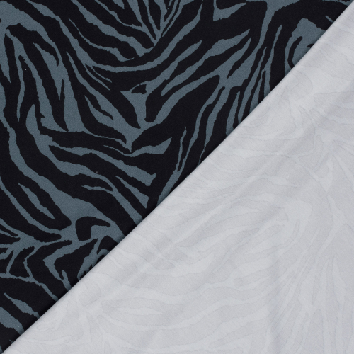 Preview: RESTSTÜCK 1,60m !!! - Viskosejersey - Night Line - greyblue/black
