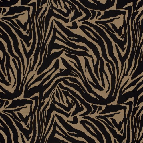Viskosejersey - Night Line - kamel/black