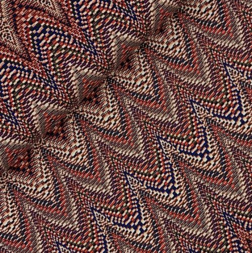 Viskosejersey - Pixels - red