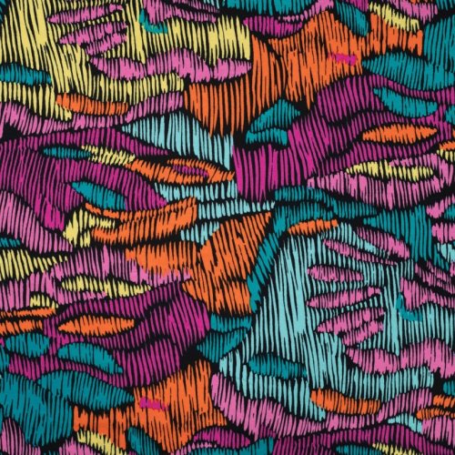 Viskosejersey - Scratches - fuchsia