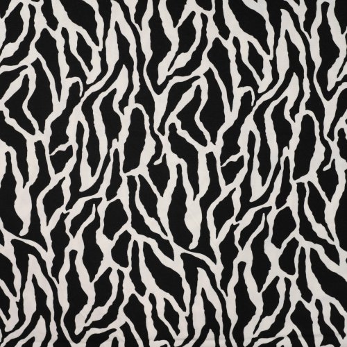 Viskosejersey - Stine - black/white