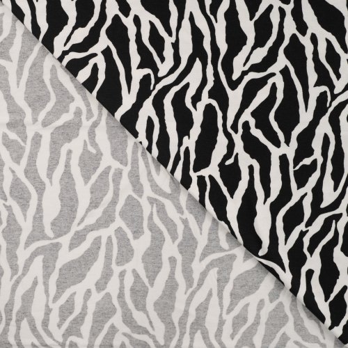 Viskosejersey - Stine - black/white