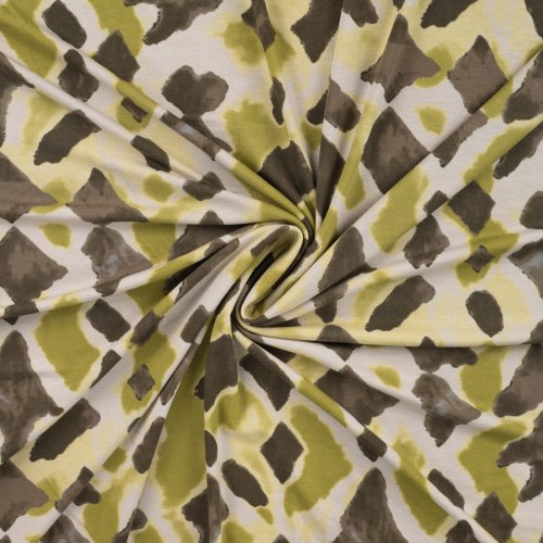 Viskosejersey - Wanda - khaki