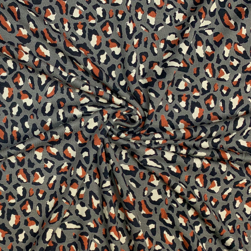 Preview: RESTSTÜCK 1,70m !!! - Viskosejersey - Wild - grey