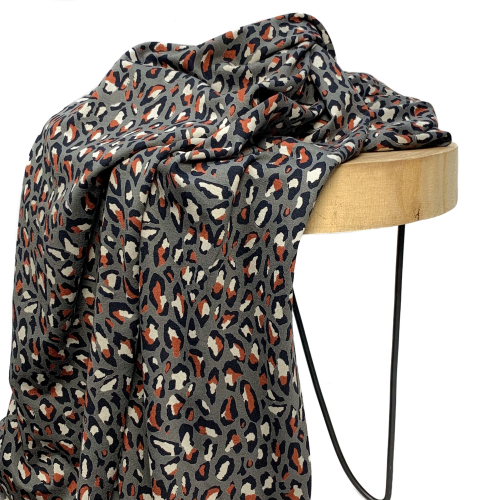 RESTSTÜCK 1,70m !!! - Viskosejersey - Wild - grey