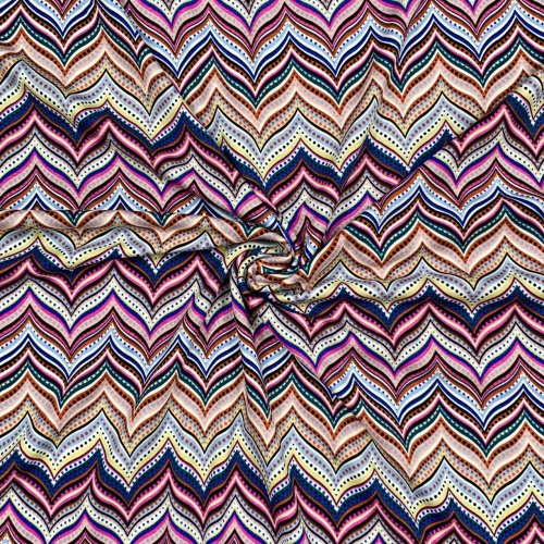 Preview: RESTSTÜCK 1,10m !!! - Viskosejersey - ZigZag - mauve