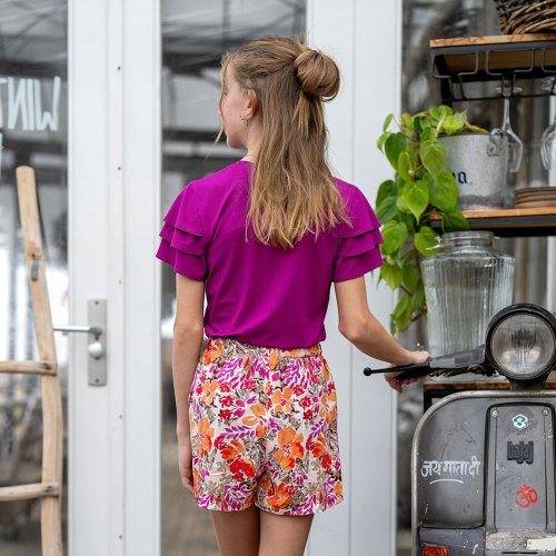 Viskosejersey - uni - fuchsia