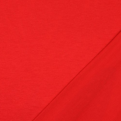 Viskosejersey - uni - rot