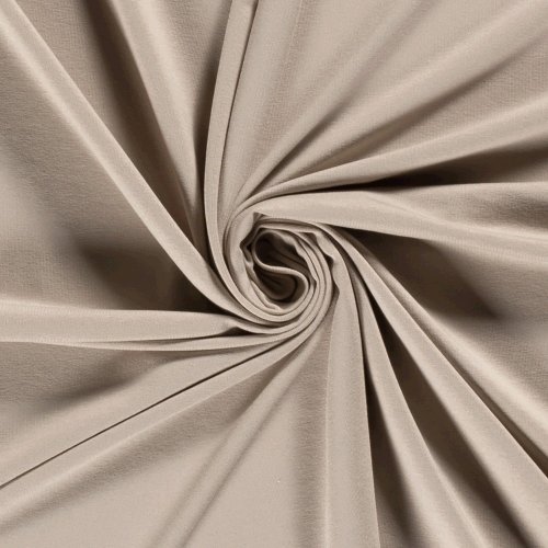 Viskosejersey - uni - sand