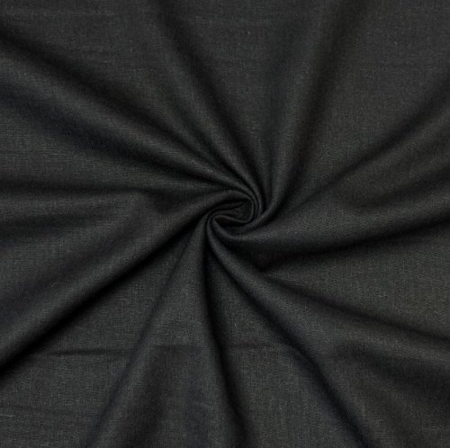 RESTSTÜCK 50cm !!! - Viskose Leinen - black