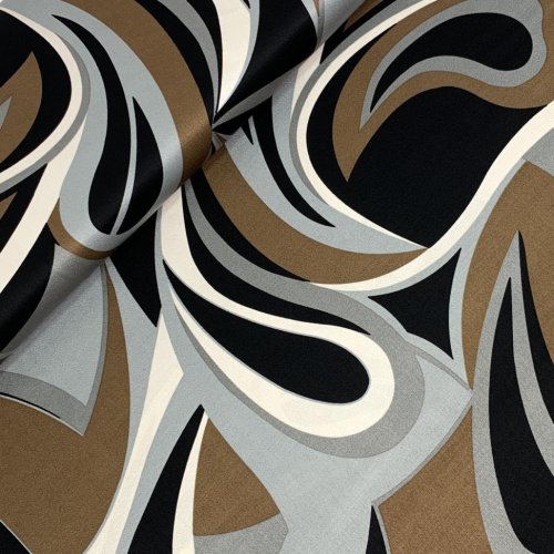 Viskosesatin - Pucci - caramel