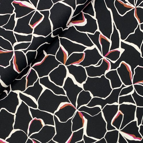 Preview: RESTSTÜCK 0,50m !!! - Viskose Stretch - Consuela - black