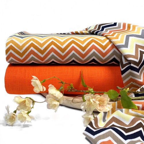 RESTSTÜCK 50cm !!! - Viskose Stretch - Raya - gelb/orange