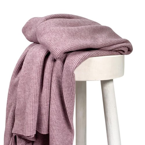 RESTSTÜCK 60cm !!! - Viskosestrick - Kelly - mauve melange