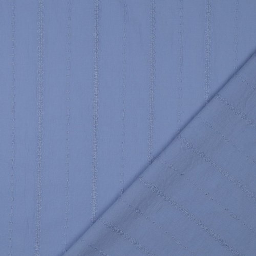 Baumwolle embroidery - Vivia Stripes - lavender