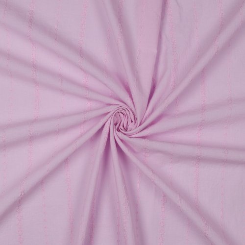 Baumwolle embroidery - Vivia Stripes - lilac