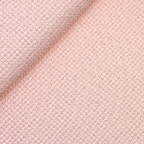 Waffelpique - Honeycomb - rosa