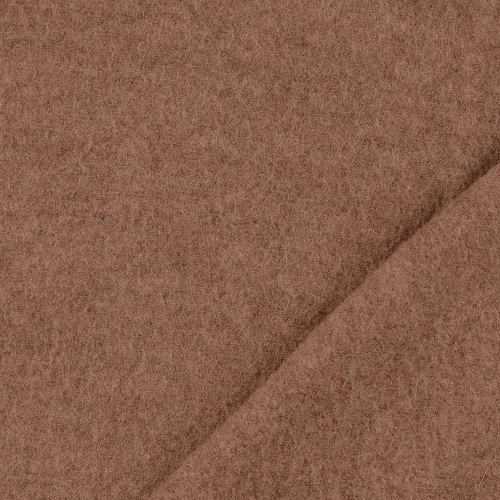 Preview: RESTSTÜCK 1,10m !!! - Walkloden - meliert - dunkelbeige