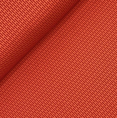 Bio Jacquard Jersey - Whisper Knit - A78/A63 - luce rosso/flamme - Love Letters - Hamburger Liebe - Albstoffe