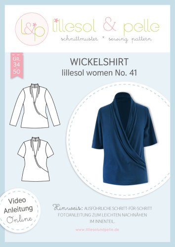 Papierschnittmuster - Wickelshirt No. 41 - Damen - Lillesol & Pelle