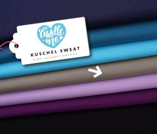 Bio Sweat - angeraut - sabbia A89 - Cuddle me - Hamburger Liebe - Albstoffe