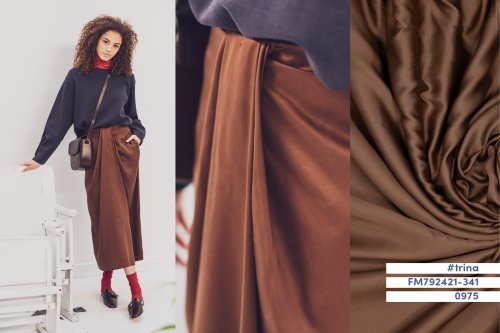 Lyocell - uni - brown - Fibremood No. 37