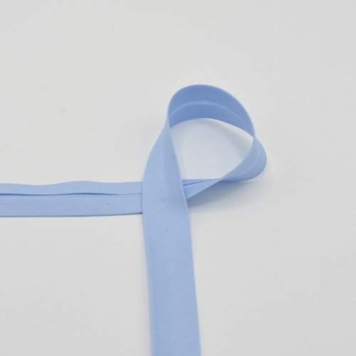 Schrägband - Baumwolle - unelastisch - 20 mm - blue