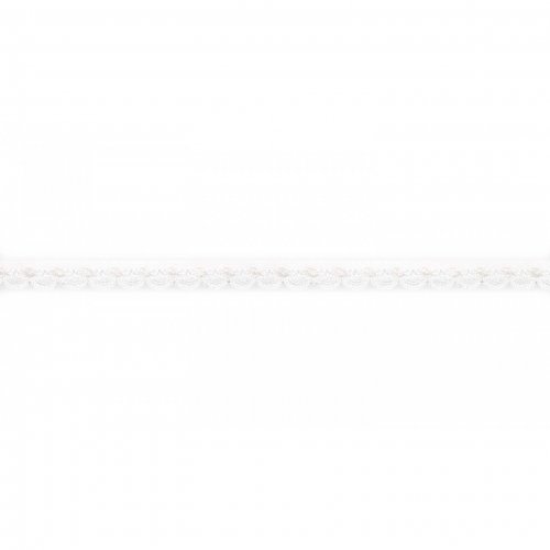 Spitzenborte elastisch - Bogen - white