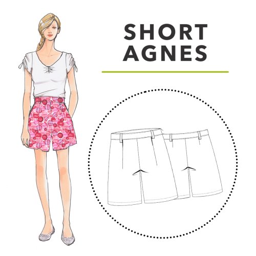 Papierschnittmuster - Agnes - Shorts - Damen - Schnittmuster Berlin