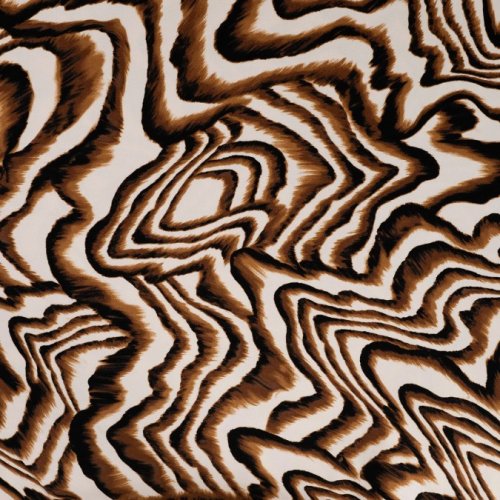 Viskosestretch - Zebra Brush Strokes - sand/black