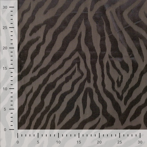 Doubleface Viskose Gemisch - Zebra - brown