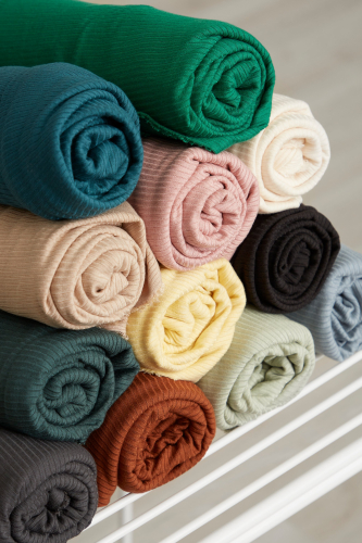 Preview: RESTSTÜCK 1,60m !!! - Derby Ribbed Jersey mit TENCEL™ - puff - MeetMilk