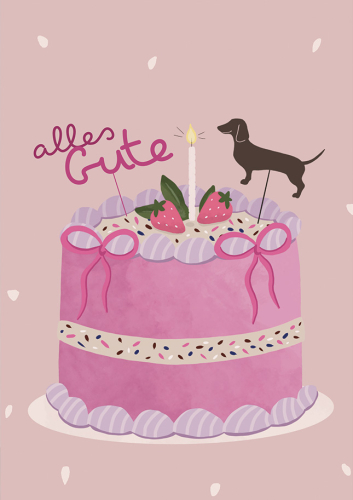 Klappkarte - Hurra - Alfie´s Greetings